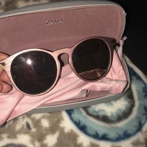 Zara pink sunglasses